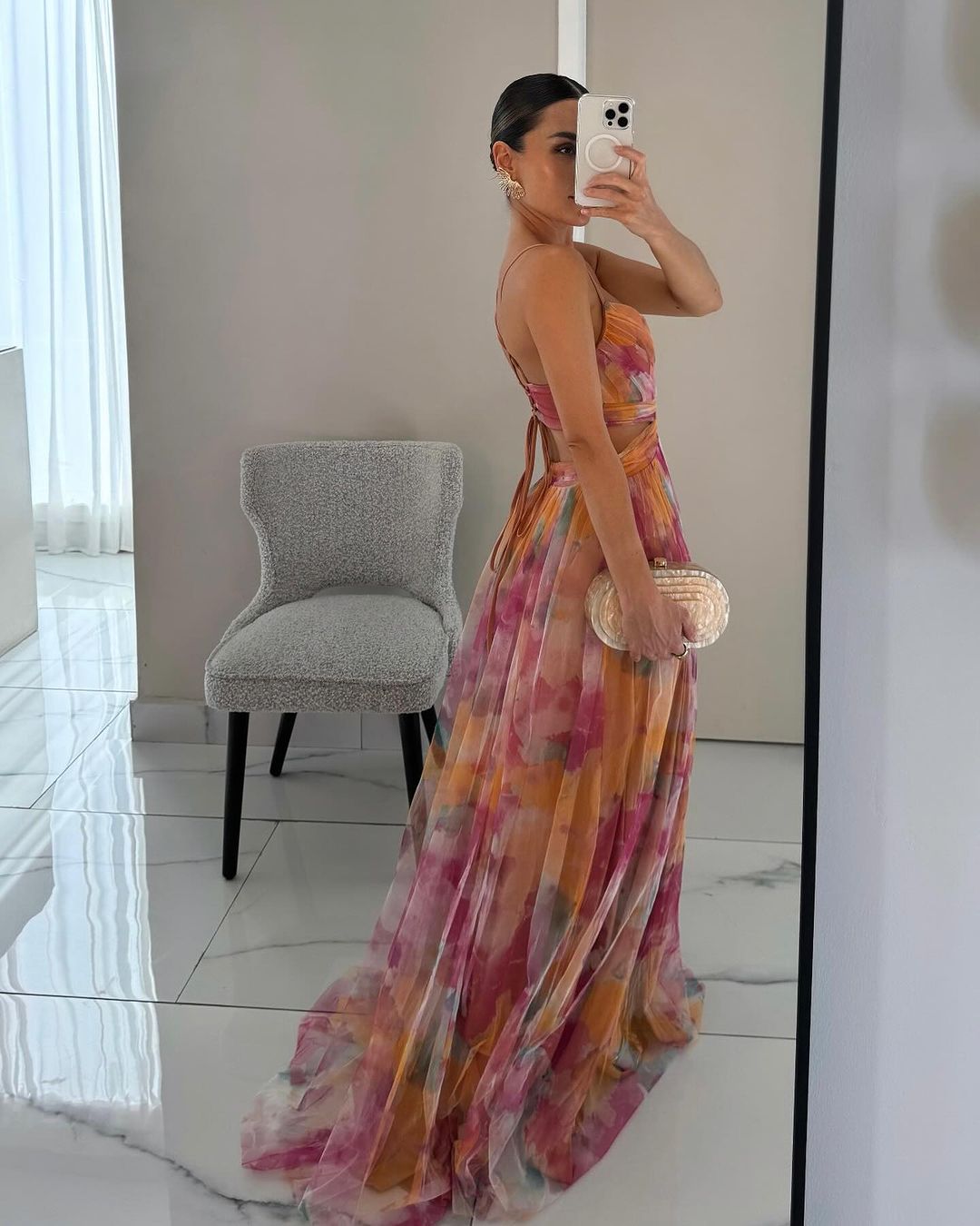 Arabel - Precioso maxivestido con estampado floral