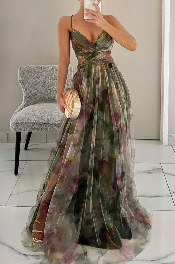 Arabel - Precioso maxivestido con estampado floral