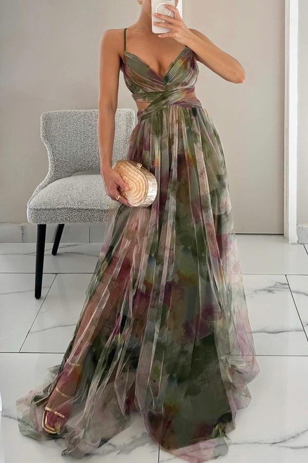 Arabel - Precioso maxivestido con estampado floral