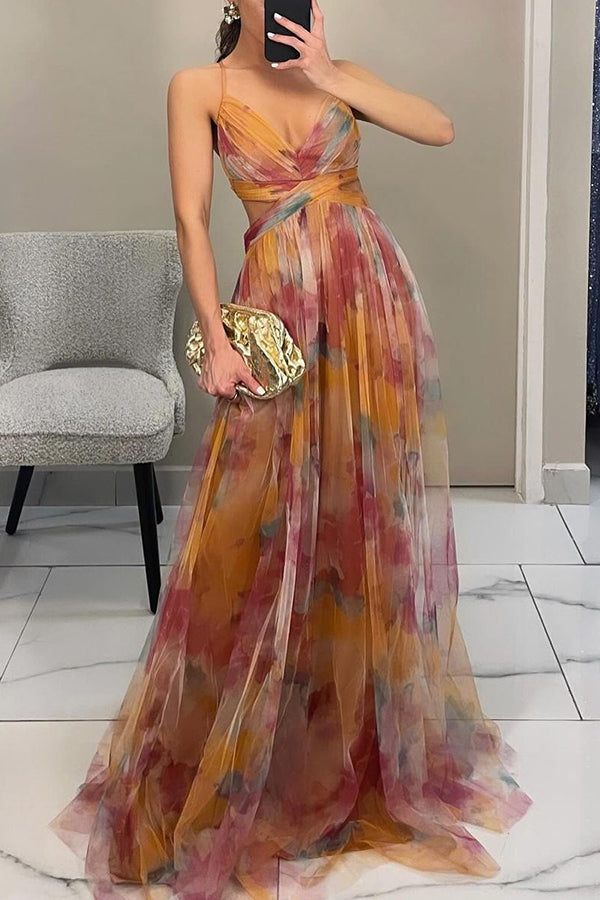 Arabel - Precioso maxivestido con estampado floral