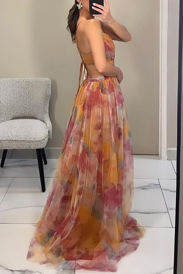 Arabel - Precioso maxivestido con estampado floral