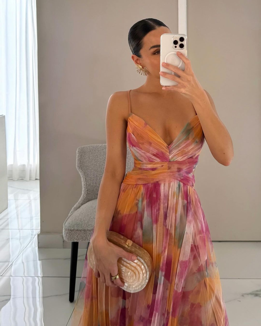 Arabel - Precioso maxivestido con estampado floral