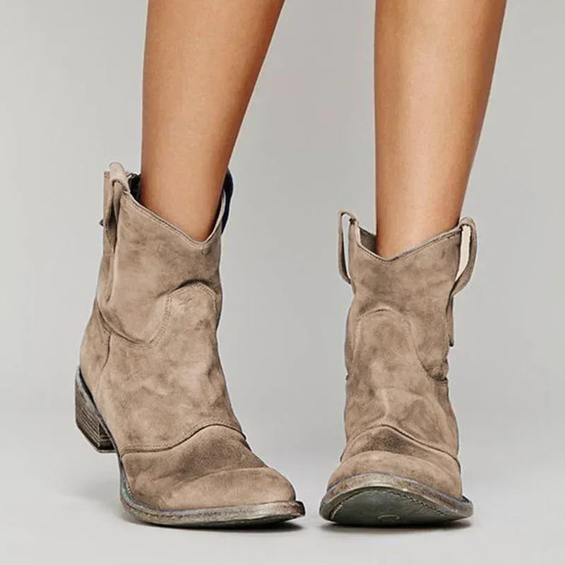 Feliciti - Botines vintage estilo cowboy